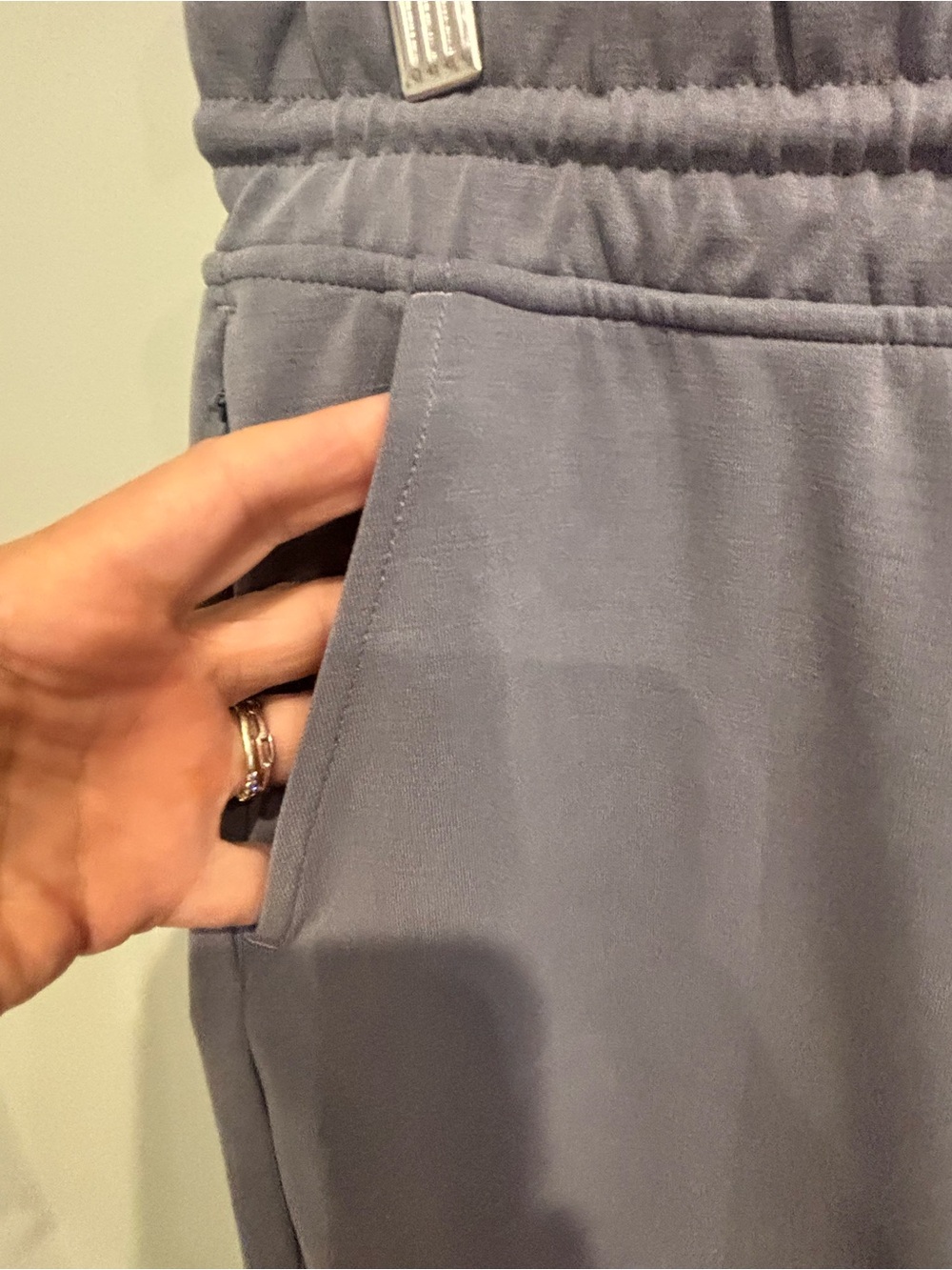 Athleta S Casual Sleeveless Top & Wide-Leg Pants Set in Dusty Lavender - Picture 7 of 9